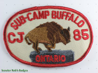 CJ'85 6th Canadian Jamboree - Sub-Camp Buffalo [CJ JAMB 06-3a]